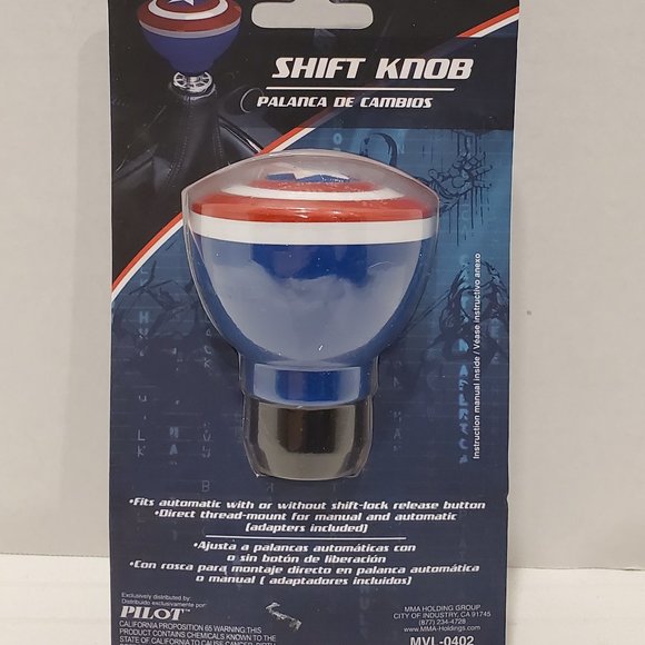 Marvel Captain America Shift Knob - New in package - Picture 2 of 2